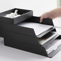 데크스 클립 커터칼 문구보관 정리트레이 공부방 데스크 사무실 대학원 오피스, 화이트