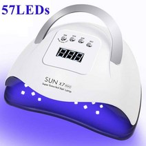 uv램프 젤네일램프 젤램프 uv경화기 젤네일기계 메니큐어 4 타이머용 UV LED 램프 손톱 건조 메노리 기능, 03 SUN X7 MAX_01 미국