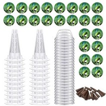 수경재배스펀지 가정용 실내 가드닝 수경 재배 스폰지 96 개 빠른 뿌리 내리기 시스템 심기 바구니 커버 식물 시작 키트 정원 용품, CHINA, one set