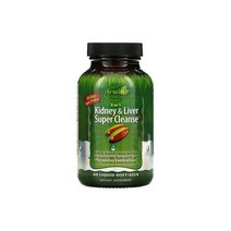 Irwin Naturals 2 in 1 Kidney Liver Super Cleanse 60 Liquid Soft-Gels