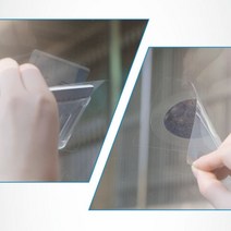 접착제자국방지패드 차량용 흡착필름 거울 유리 스티커자국 흔적방지 탈부착 이동식, 눌러주세요, 접착제자국 방지패드