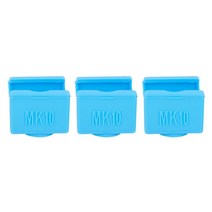3PCS MK10 실리콘 양말 대신 Wanhao Dupicator D4 / I3 / Dremel I3 Makerbot 2 Qidi Tech FlashForge 실리콘 히터 블록, 하나, 푸른
