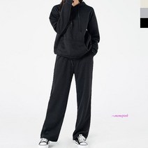 여자세트 트레이닝 여성 면기모후드 일자klm924