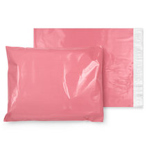 [그러담다] LDPE 이중지 택배봉투 (꽃분홍), [30호] 20X30+4 (100매)