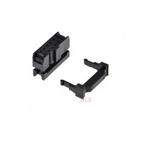 정션박스 분전함10PCS 미니-12p IDC 소켓 피치 2.54MM JTAG ISP 플러그 커넥터 더블 행 2x6PIN 미니 12p 케, 한개옵션0