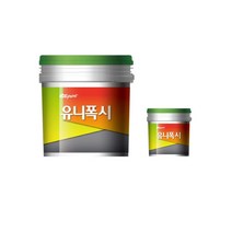 시멘트 콘트리트 몰탈 옥상방수 바닥재 KCC페인트 유니폭시퍼티 4리터, 유니폭시퍼티-(속건타입)5kg