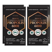 시니케어 이니시스 프로폴리스 유칼립투스 티트리 6000mg 180캡슐 4개