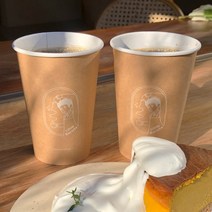 투고팩 리틀 바리스타 크라프트 종이컵 390ml, 1개