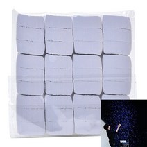 마술도구 도매 12 개대 트릭 장난감 흰색 손가락 눈 폭풍 종이 눈송이 트릭 소품, 없음