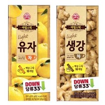 오뚜기 아임스틱 생강차 300g x 1개+ 아임스틱 유자차 300g x 1개