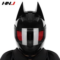 헬멧 오토바이 bat man 나이트 헬멧 horn black motorcross motor bike men 오토바이 casco moto cool kask capacete hnj, m, 07 939Antifog LenBright