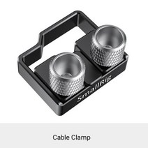 JINUS 카메라 호환 Smallrig SmallRig-BMPCC 4K 6K 블랙매직 디자인용 퀵 릴리스 케이지 포켓 시네마 나토 레일 포함 슈 마운트 2203B, 03 Cable Clamp