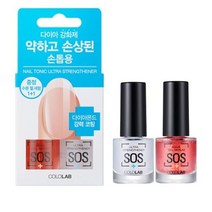 컬러랩 네일토닉 시스템 울트라 스트랭스너 + 아쿠아 젤 세럼, 10ml, 5개
