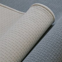 퓨어 체크 피그먼트 순면 거실 침실 러그 100x150cm