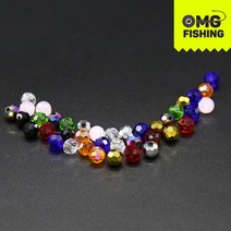 오마이갓피싱 글라스비드 6mm 8mm 텍사스리그 유리비드 노싱커튜닝 낚시 비드, GGB(8MM)-4