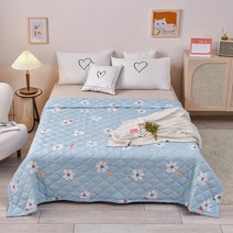 냉수매트리스 냉매트 냉패드 이불 물 세척 코튼 여름 담요 시원한 얇은 코어 더블 시트 에어컨 침대보, [04] 200x230cm, [19] 16