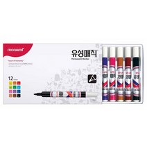 모나미 유성 매직, 12색, 5개