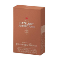 할리스커피 헤이즐넛 아메리카노 12T, 6개, 12개