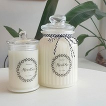 집들이선물 100% 핸드메이드 향초 천연 소이 왁스 캔들 양초 300ml 1000ml, 캔들300ml-클린코튼