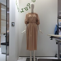 퍽이지플린라운드넥펀칭원피스/F2CBOP001A