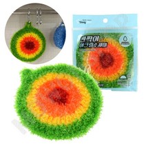 거품잘나는 수세미 까칠한 헹굼 주방 욕실 세제 아크릴 극세사수세미