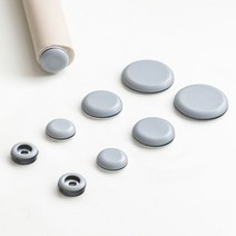 모노플랫 슬라이딩 가구패드 원형 4종 소음방지 바닥보호 테프론패드, 02. 원형 22mm 8입