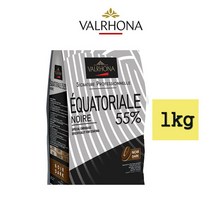 발로나 다크초콜릿 에콰토리얼 누아 55% 1kg 프랑스산 커버처 다크55% equatoriale noire cacao 55% french chocola