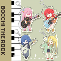 [당일출고] 봇치더락 전신 아크릴 키홀더 키링 굿즈 4종 외톨이 THE ROCK Bocchi the Rock 결속밴드 고토 히토리 니지카 료 이쿠요 봇치