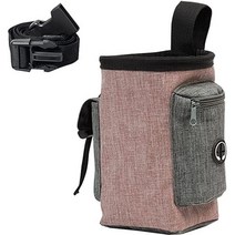 개 훈련 스낵 가방 휴대용 야외 치료 주머니 음식 배변 다기능 도우미 애완 동물 용품, brown