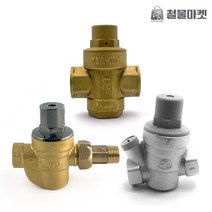 감압밸브 게이지부착형 감압변 보일러 가정용 수도용 세대별 밸브 온수기, 옵션03_수도용 세대별 감압밸브 15A, 1개