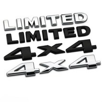 지프엠블럼 4X4 LIMITED 리미티드 트렁크엠블럼 지프용품, LIMITED(블랙)