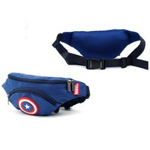 캡틴아메리카 아이핸드폰가방 아들힙색 아동용 남자어린이 웨이스트백 놀이동산 캐릭터 소풍가방 유아용