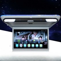 자동차 천장 모니터 티비 카니발 SUV 뒷좌석 화물차, B모델/19인치/MP5주변라이트/색상메모