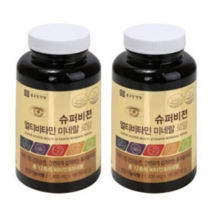 종근당건강 슈퍼비젼 멀티비타민 미네랄 로얄 1400mg 180정 2박스