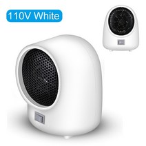 산업용히터 공업용히터휴대용 미니 전기 히터 400W 홈 오피스 데스크탑 공기 팬 2 단 3 초 고속 겨울용 2, 04 110V US