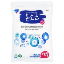 LG 엘지 식기세척기 연수장치 보충용 한주본소금 정제소금 1kg 낱개, 10개