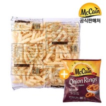 맥케인 감자튀김 크링클컷 2kg+증정 어니언링, 단품