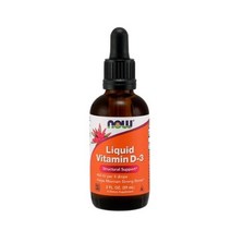 나우푸드 리퀴드 비타민 D-3, 59ml, 3개