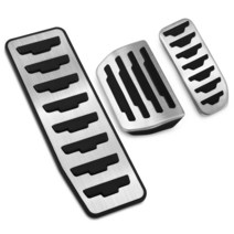 가스 연료 브레이크 페달 패드 커버 재규어 XE F-PACE 랜드로버 레인지 이보크, 1개 레스트 페달