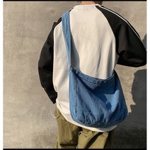 401FLEX 남녀공용 캐주얼 데님 크로스백 3 COLOR