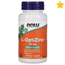 나우푸드 L OptiZinc 아연 30mg 베지 100정, 1개, 기본