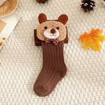귀여운 곰돌이 캐릭터 3세트 양말 유아동 니삭스 데일리 캐주얼 등원룩
