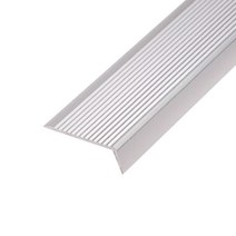 (재단가능) 신형 알루미늄 논슬립(36mm 50mm) 2사이즈(2.4M 3M) _철물 몰딩 마루몰딩 바닥타일 타일마감 마감재 꼼꼼이 코너비드 ㄱ자 미끄럼방지, 2.4M, 50mm