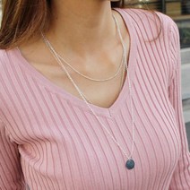 [나크21] 슬림핏 브이넥 골지 니트 NK21-T-14