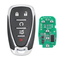 자동 차키 복사 스마트키 폴딩키 원격시동 디스플레이키 스마트 4/5 버튼 원격 키 Fob 433MHz ID46 칩 포함, 01 5 버튼
