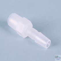 숫나사선 어댑터 나사선과 호스 연결용 Natural PP PVDF (Teflon) C20-140-23 PPTA06, 3) Tube Fitting Natural PP 1/4inch NPT 1/4inch 6.35mm