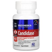US 직배송 Enzymedica 캔디다스 42 캡슐 670480201404 미국직구 보충제, 1PACKAGE, 상세참조