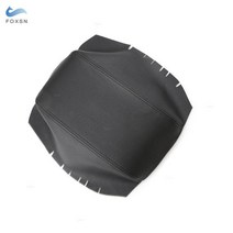 콘솔박스 차량용콘솔박스수납 자동차팔걸이쿠션 현대 베라크루즈 마이크로파이버 가죽 센터 콘솔 뚜껑 팔걸이 박스 커버 스티커 보호 트림 접착 도구 포함, Black-red line