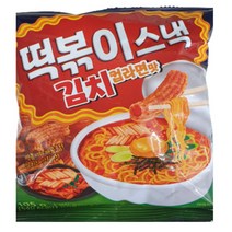 떡볶이스낵 김치컵라면맛 봉지과자 105g, 상세페이지 참조