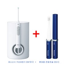 파나소닉정품 [ EW-1613 구강세정기 + EW-DS1C 휴대용 전동칫솔 ]